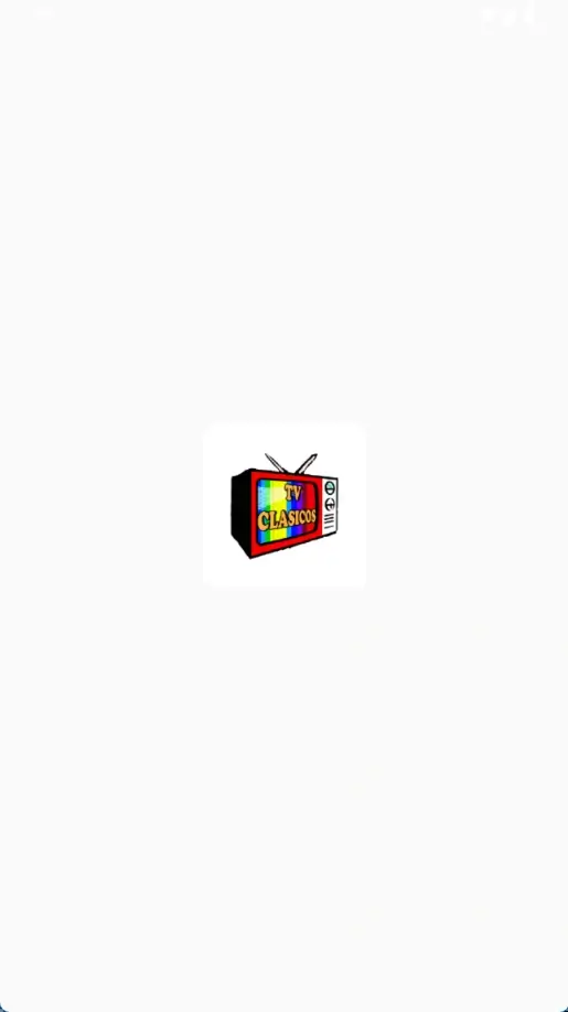 TV Clasica APK screen used to verify the app after installation